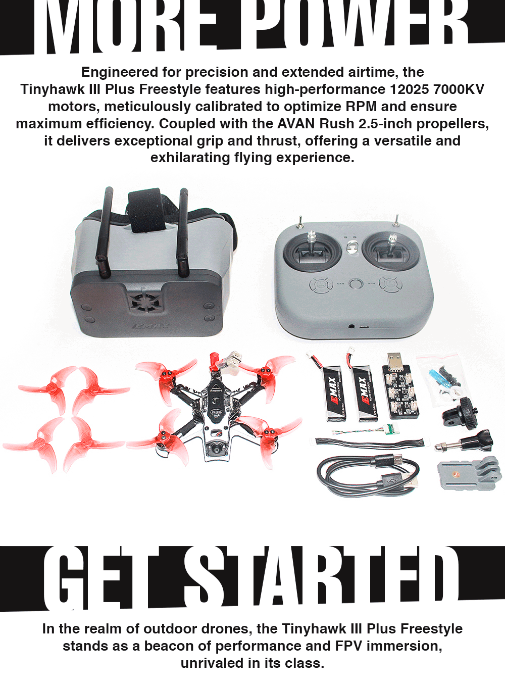 Tinyhawk 3 Plus Freestyle Ready-To-Fly RTF Kit source content 6