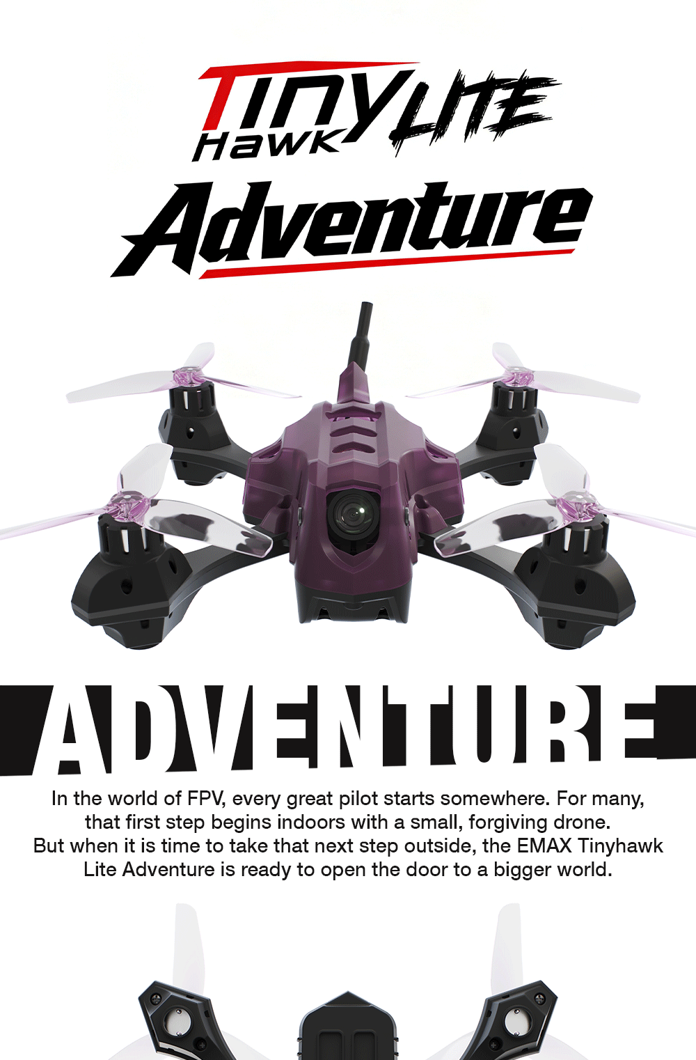 Tinyhawk Lite Adventure - RTF - Ready To Fly Kit source content 1