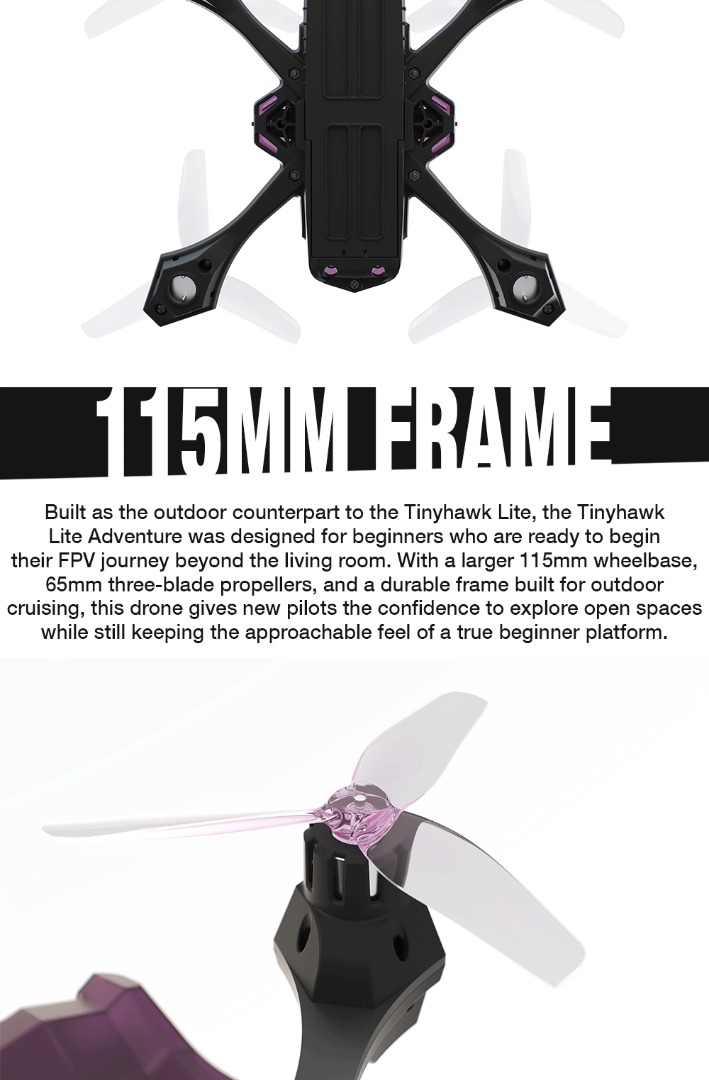 Tinyhawk Lite Adventure - RTF - Ready To Fly Kit source content 2
