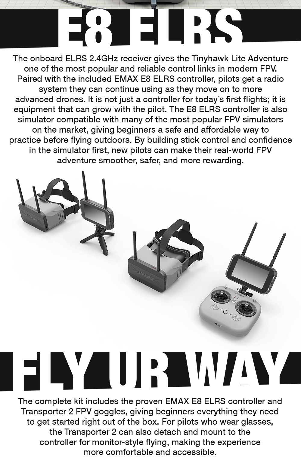Tinyhawk Lite Adventure - RTF - Ready To Fly Kit source content 5