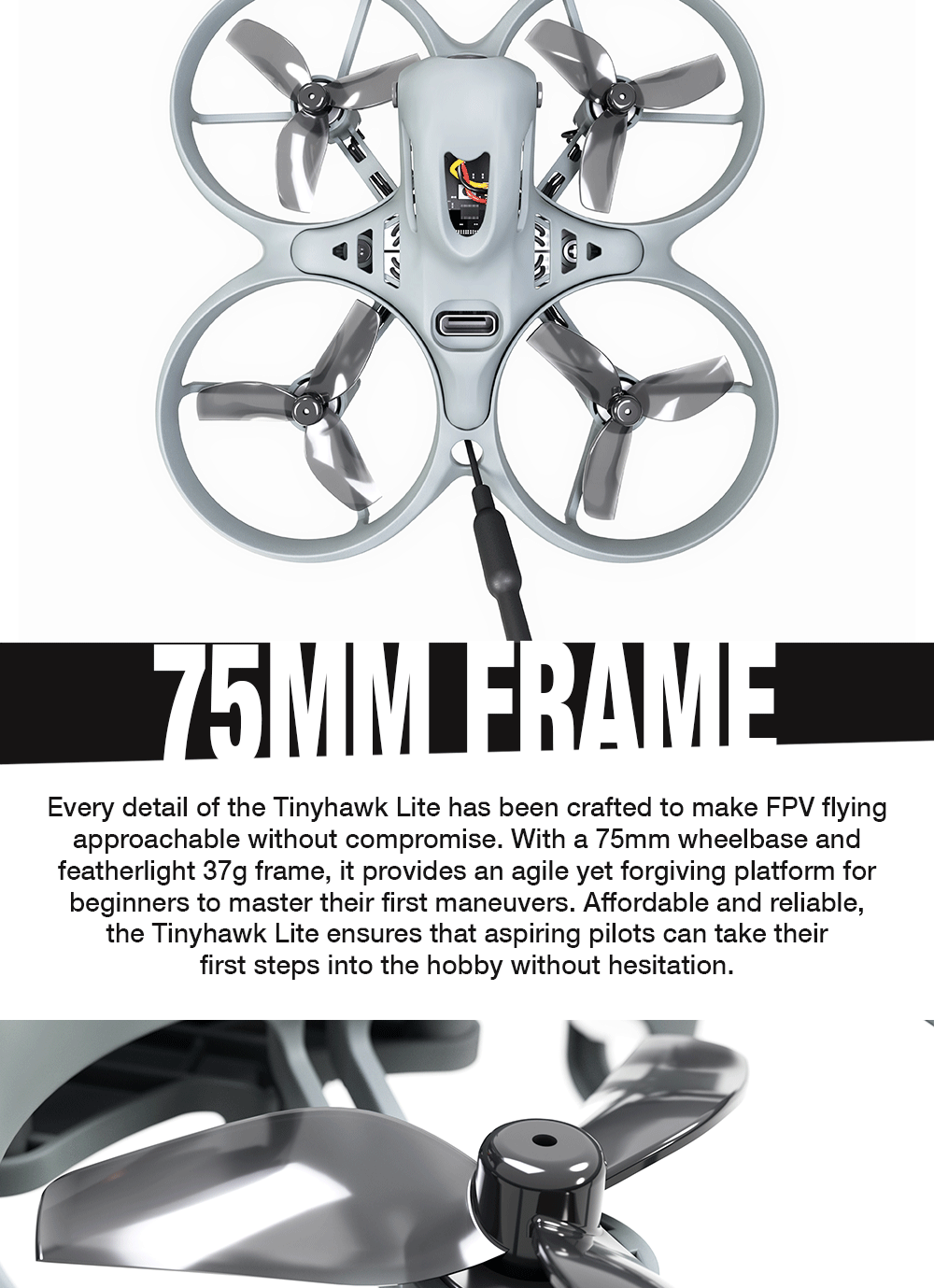 Tinyhawk Lite - BNF Bind-N-Fly - ELRS 2.4GHz source content 2