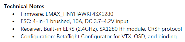 Tinyhawk Lite - BNF Bind-N-Fly - ELRS 2.4GHz source content 4