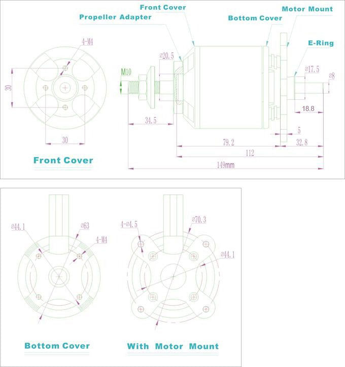 BL5345 engineering drawing 2